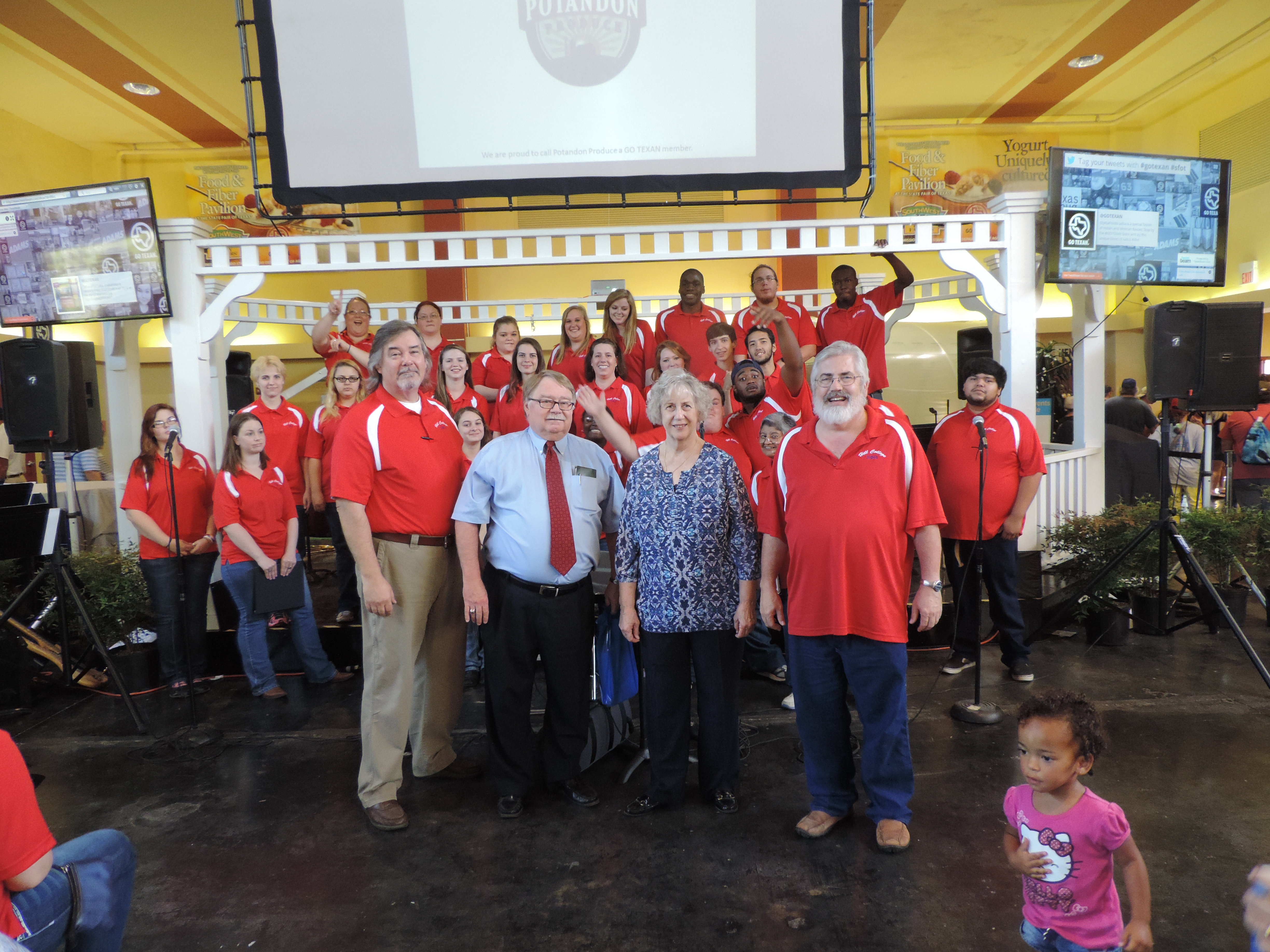 Music group performs at State Fair