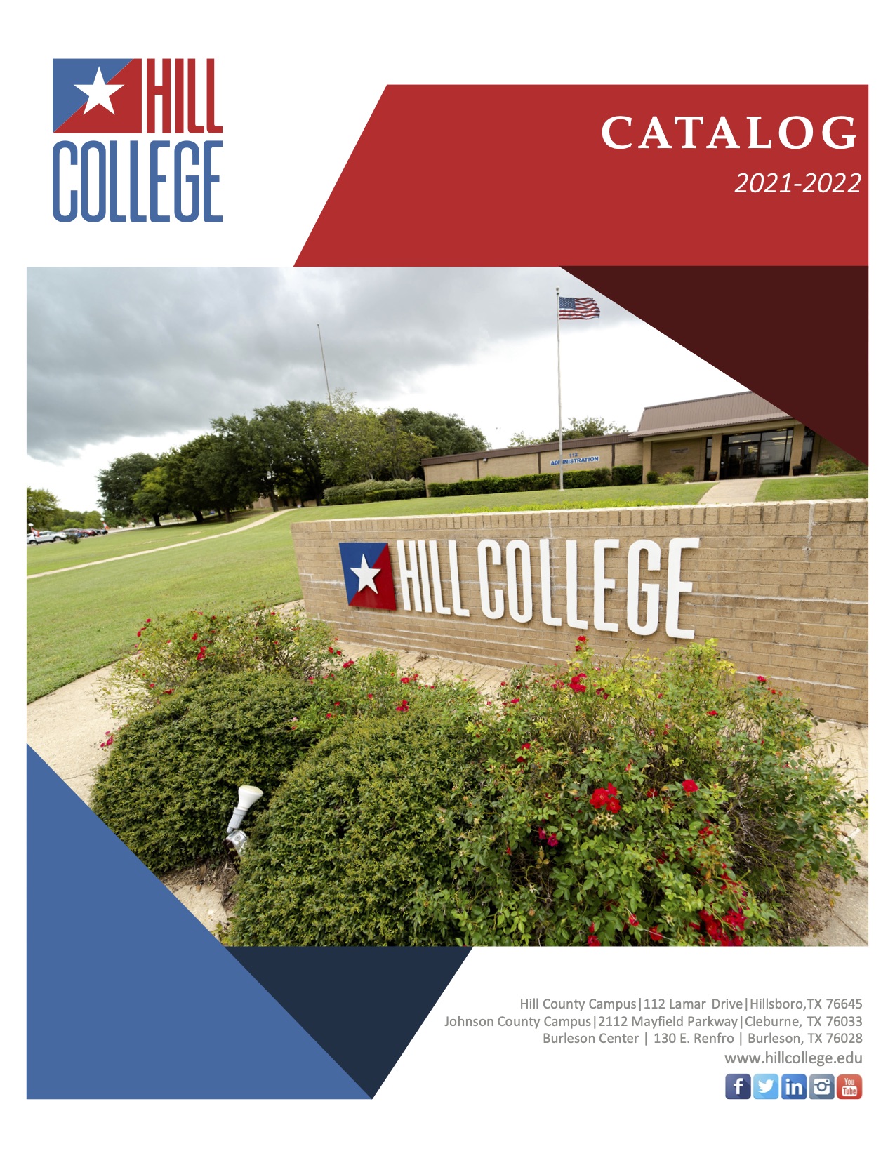 Hill College Campus Entrance Sign