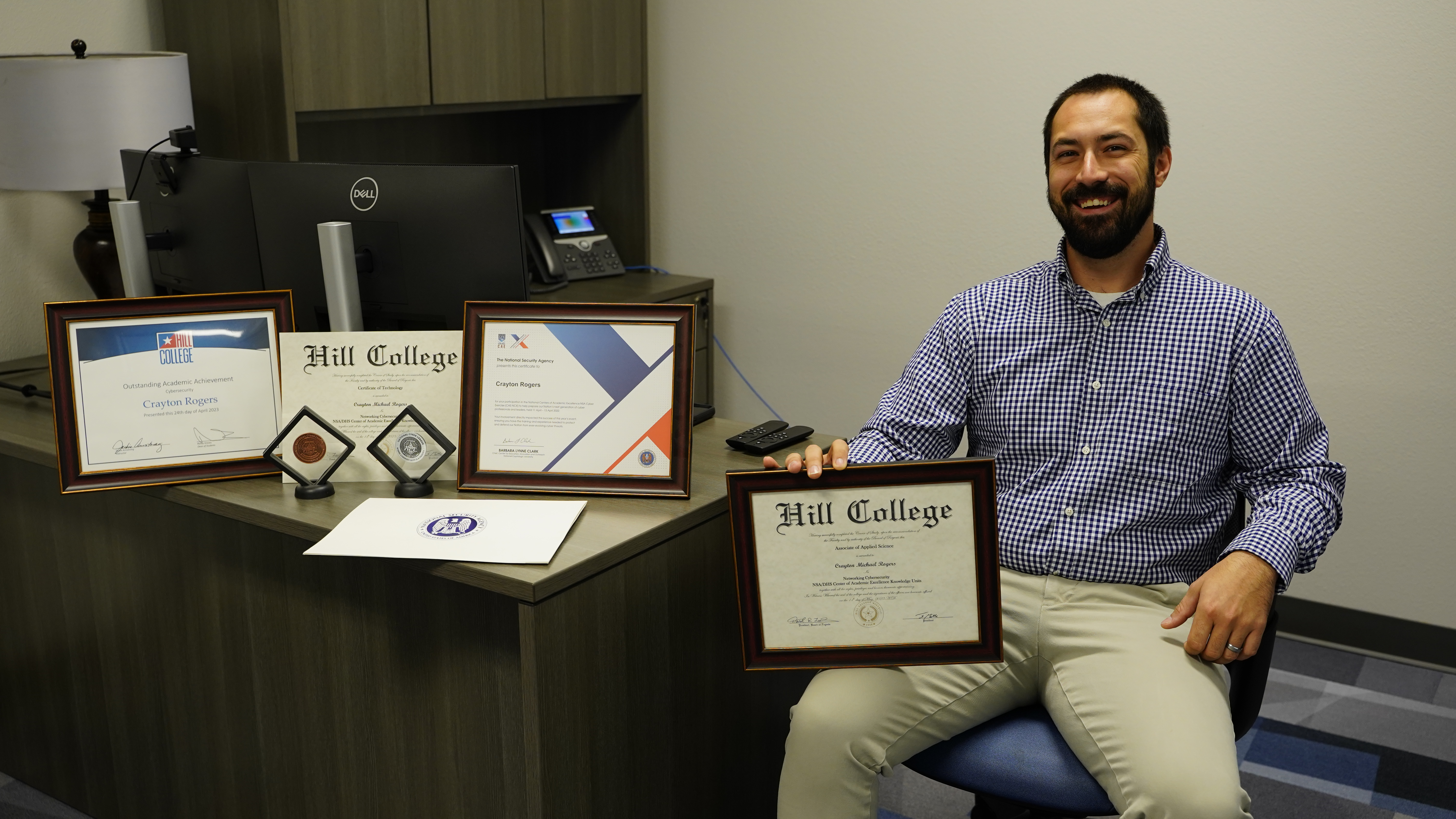 Former student with awards