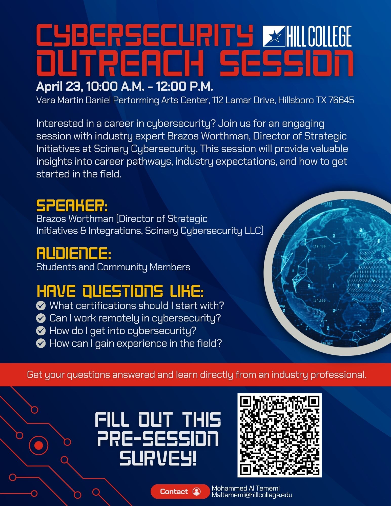 Cybersecurity Outreach Session