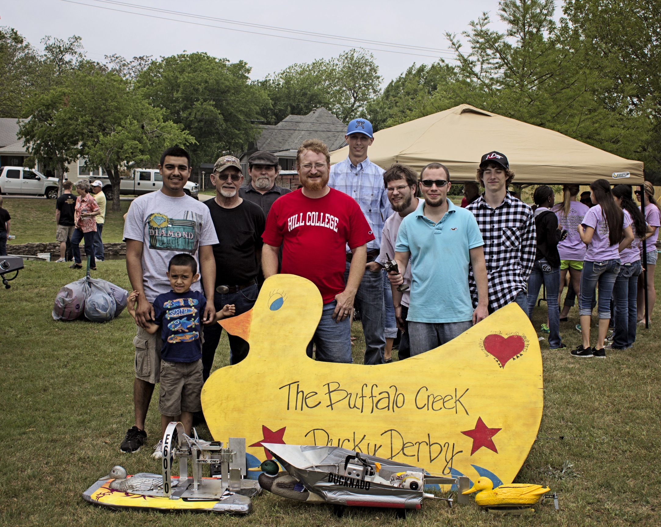 Duck Race participants