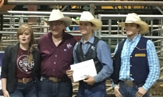 Southern Regional Saddle Bronc Riding Champion Parker Fleet