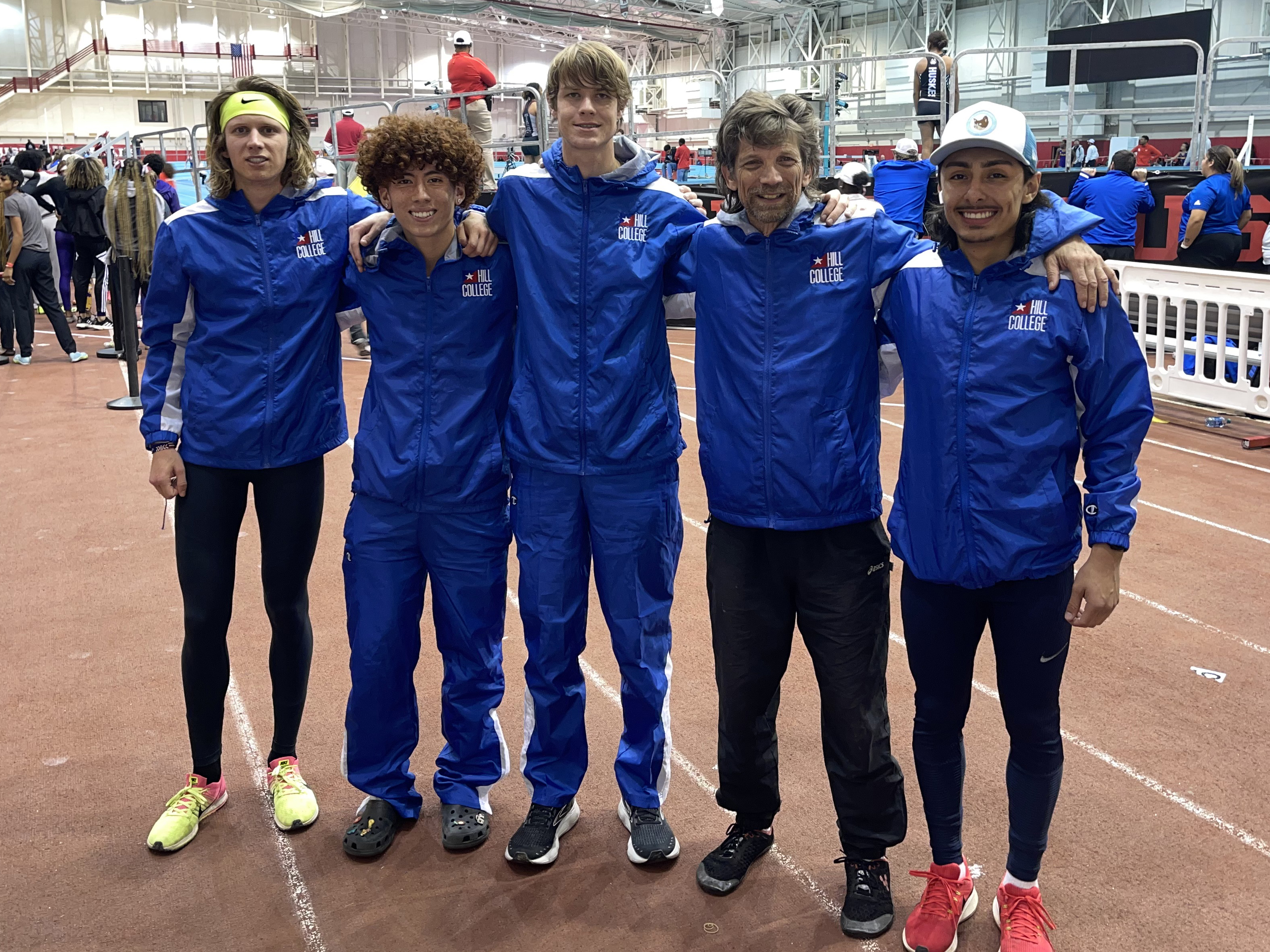Hill College Houston track meet group
